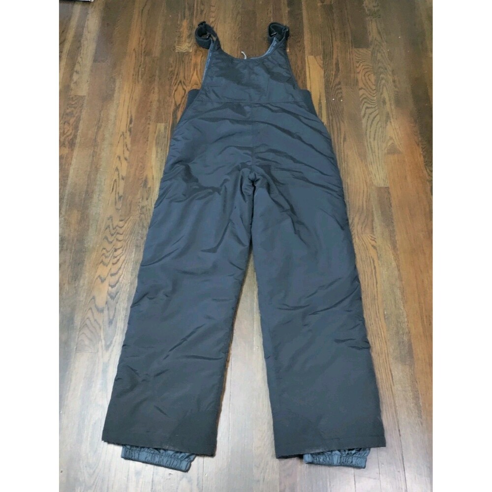 White Sierra Women's M Black Insulated Snow Bib Overalls Ski Pants Sledding EUC - Picture 3 of 8